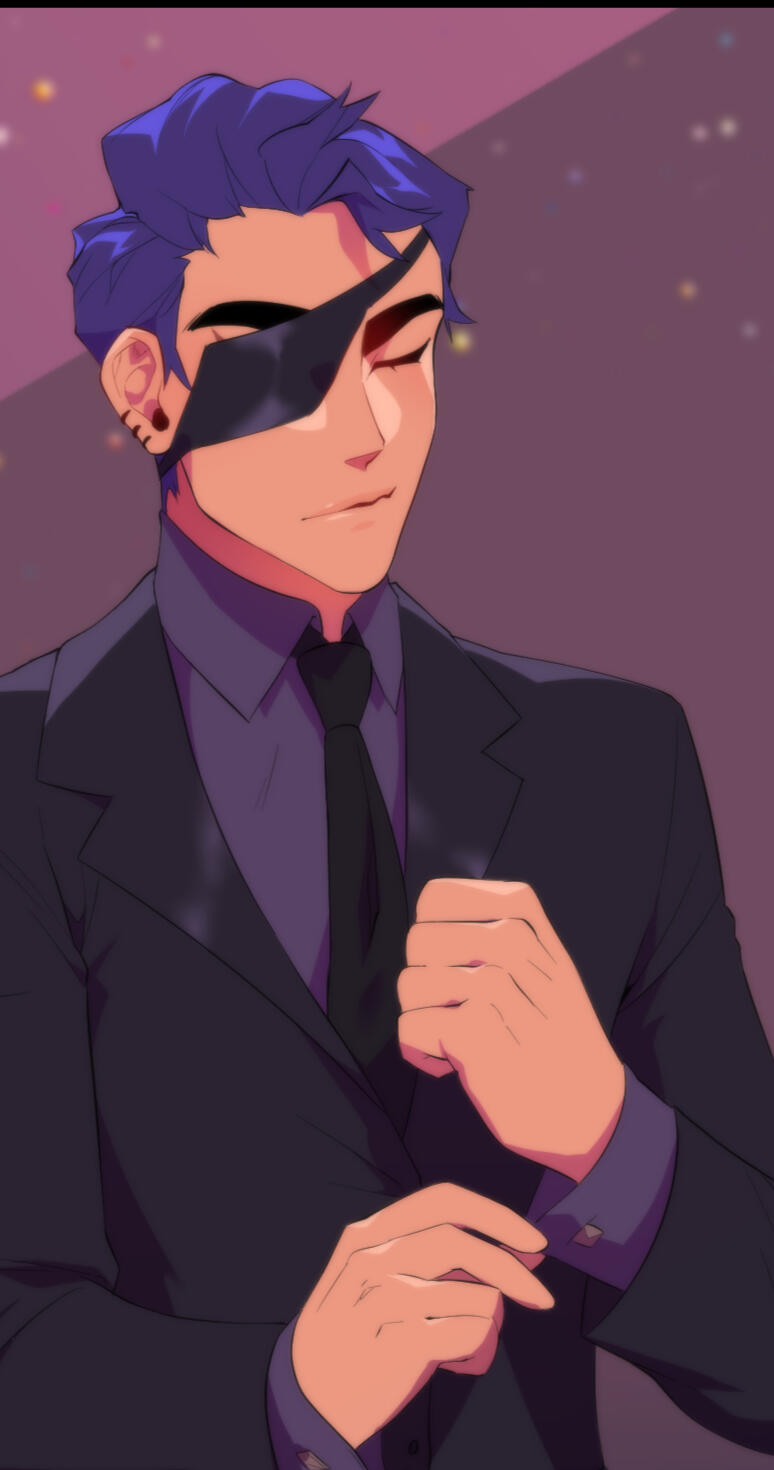 Dima in formal wear