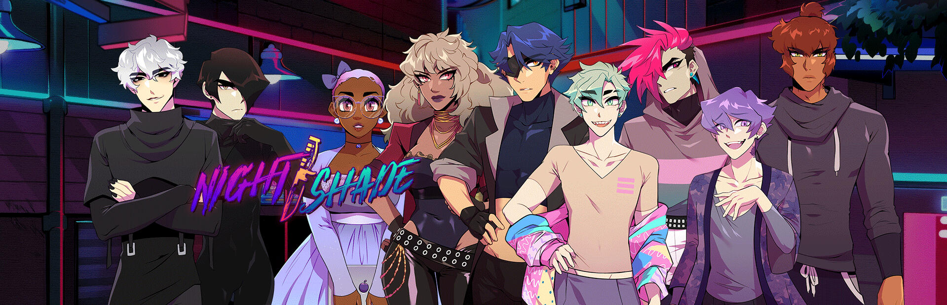 NIGHT/SHADE Game Cover Art